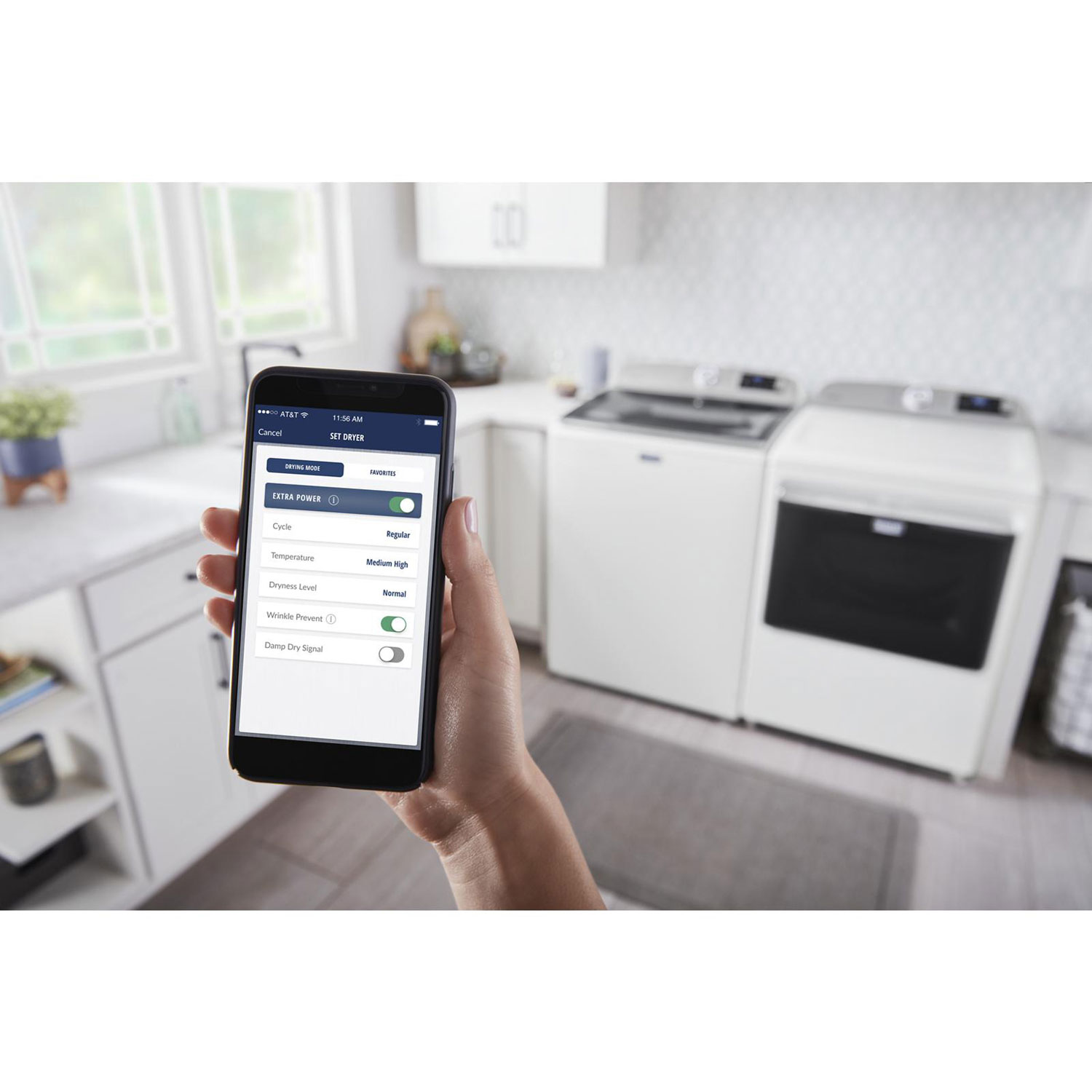 Sécheuse électrique de 7,4 pi³ de Maytag - Blanc