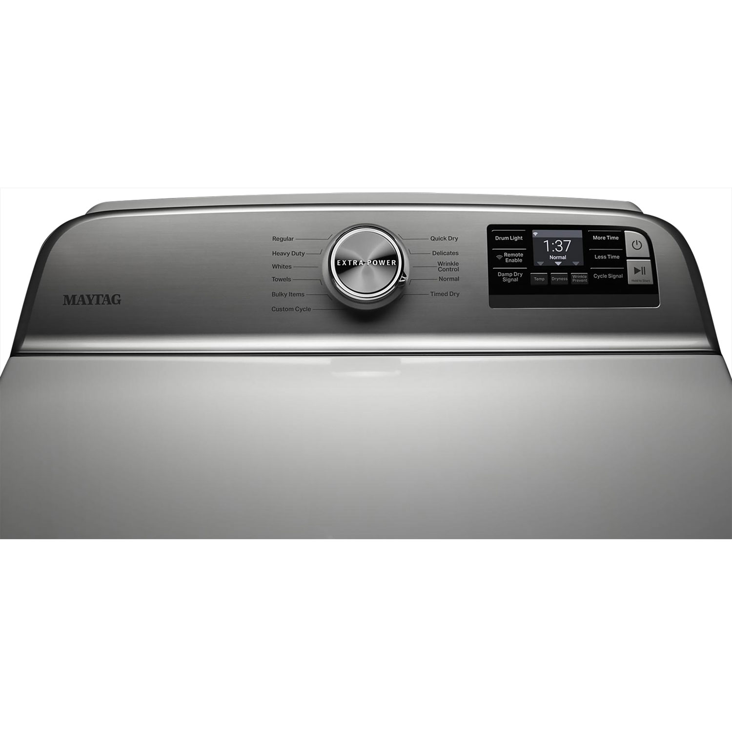 Sécheuse électrique de 7,4 pi³ de Maytag - Blanc