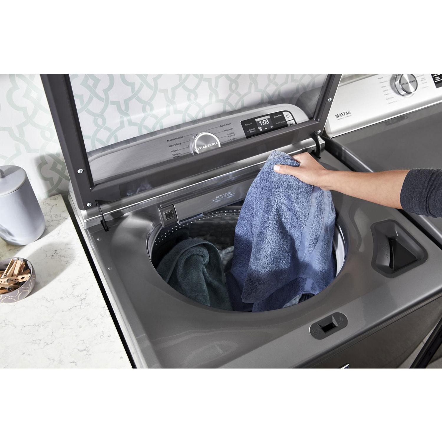 Maytag 7.4 Cu. Ft. Electric Dryer - Metallic Slate