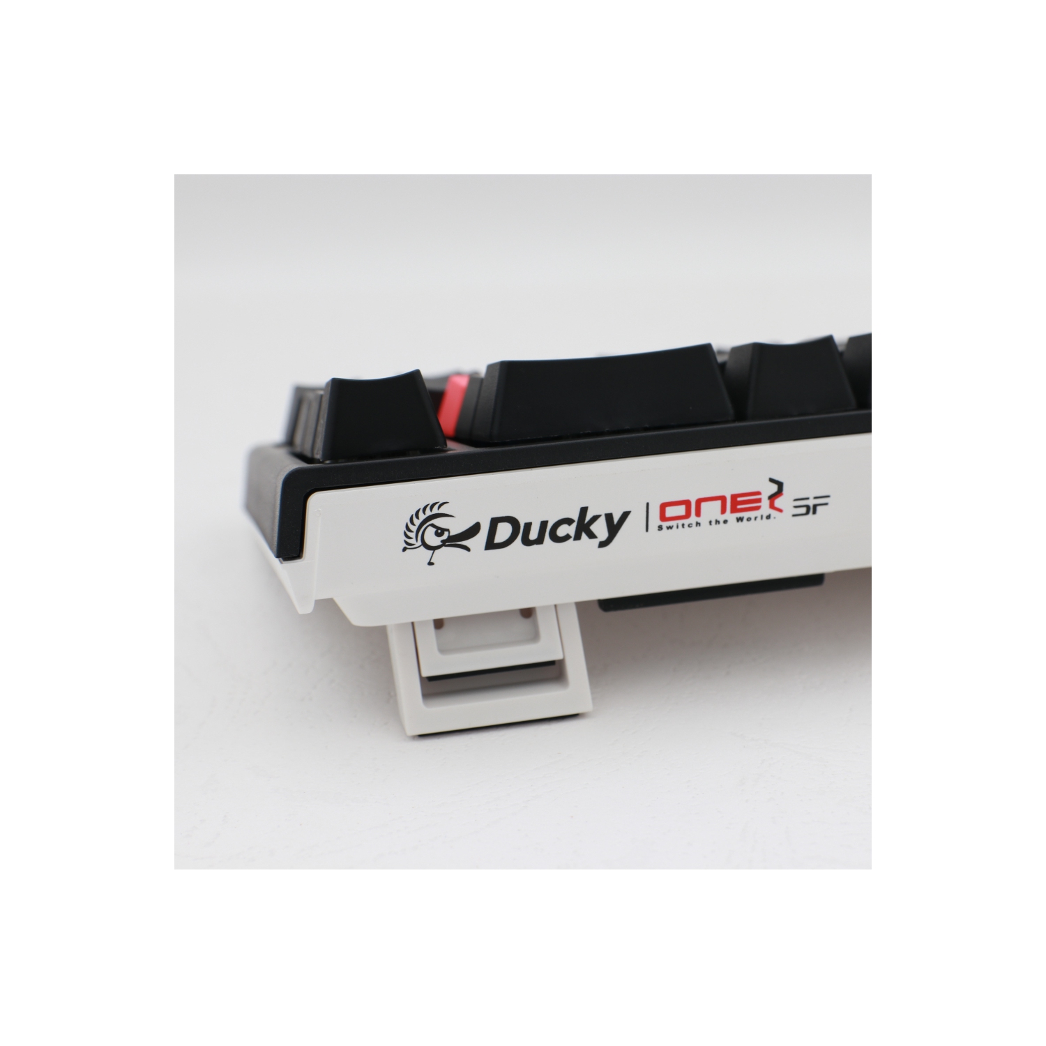 Ducky ONE 2 RGB Mechanical Keyboard, Cherry MX Blue, Anti-Ghosting 4-layer PCB, PBT Double shot keycaps, Detachable USB Type-CSF Layout, Black