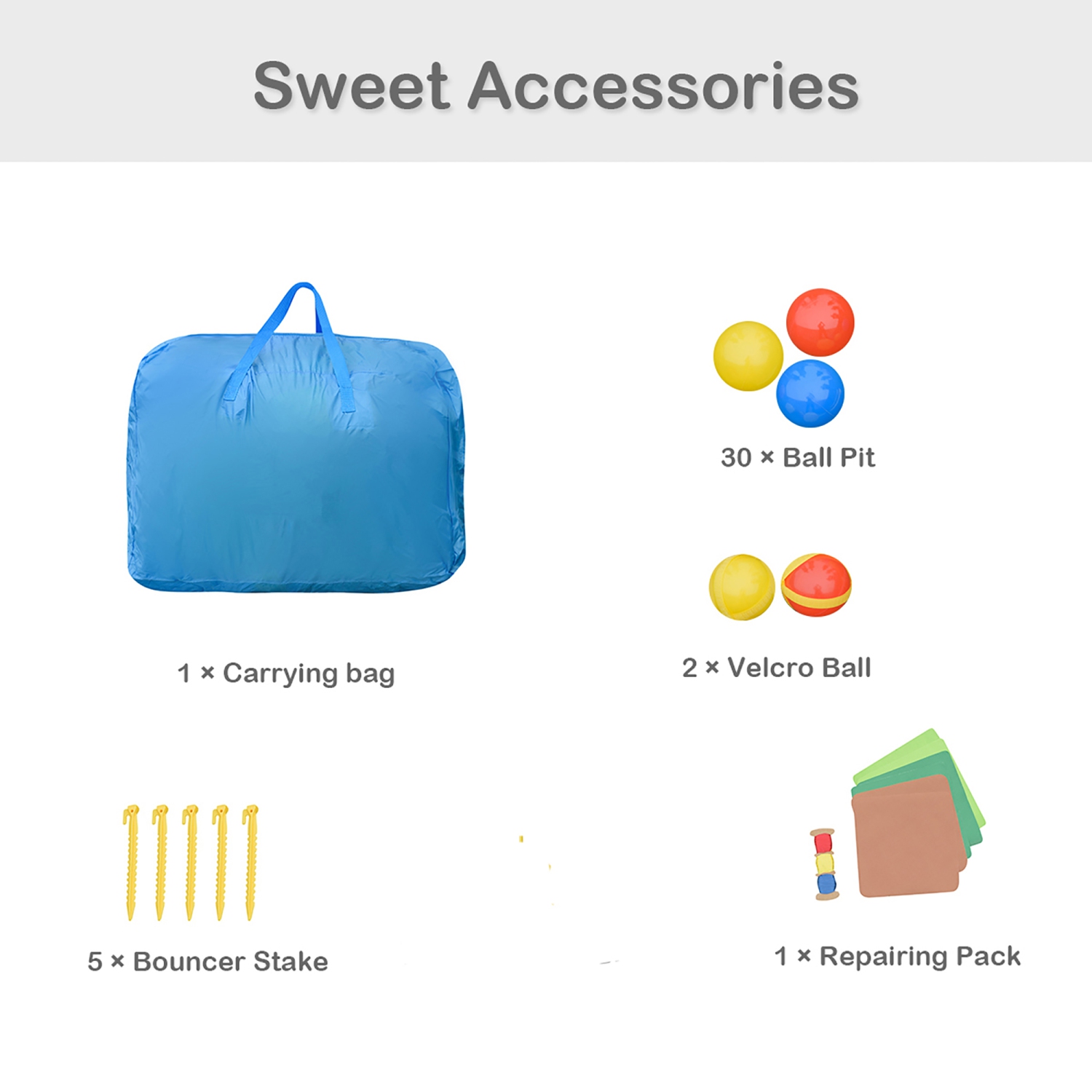 Costway Inflatable Jungle Bounce House Kids Dual Slide Jumping Castle Bouncer