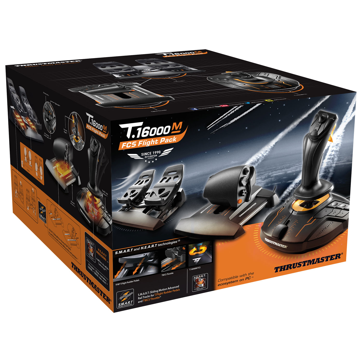 Thrustmaster T16000M FCS Flight Pack