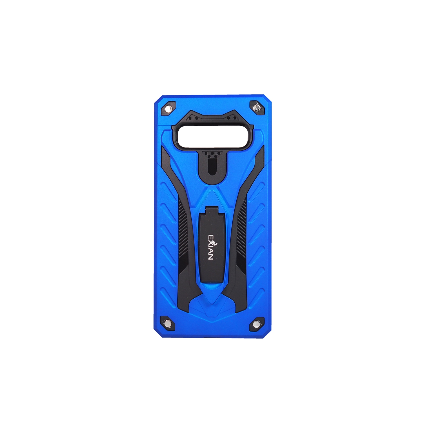 Exian Armored Case with Stand Blue for Samsung Galaxy S10 Plus