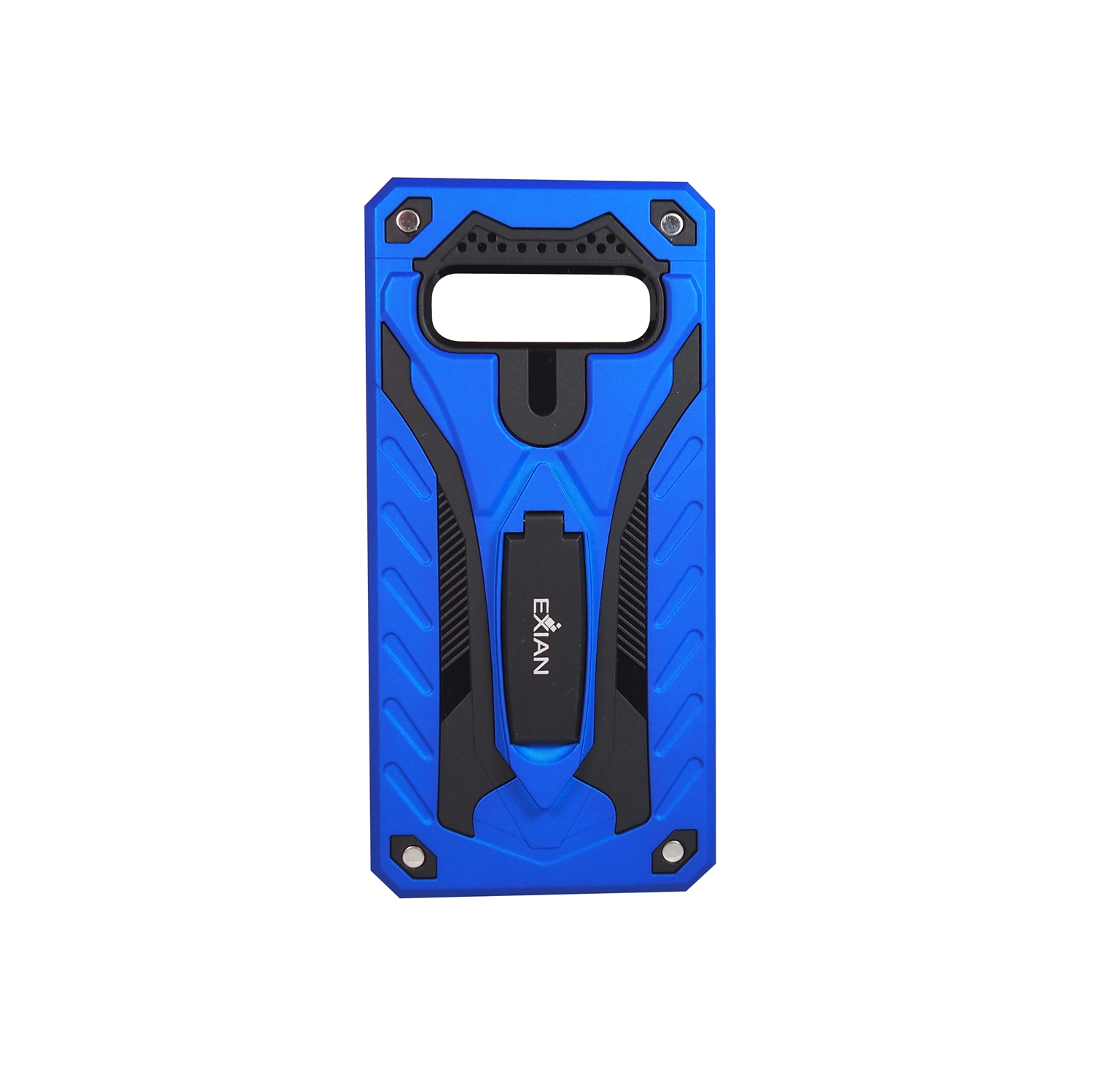 Exian Armored Case with Stand Blue for Samsung Galaxy S10
