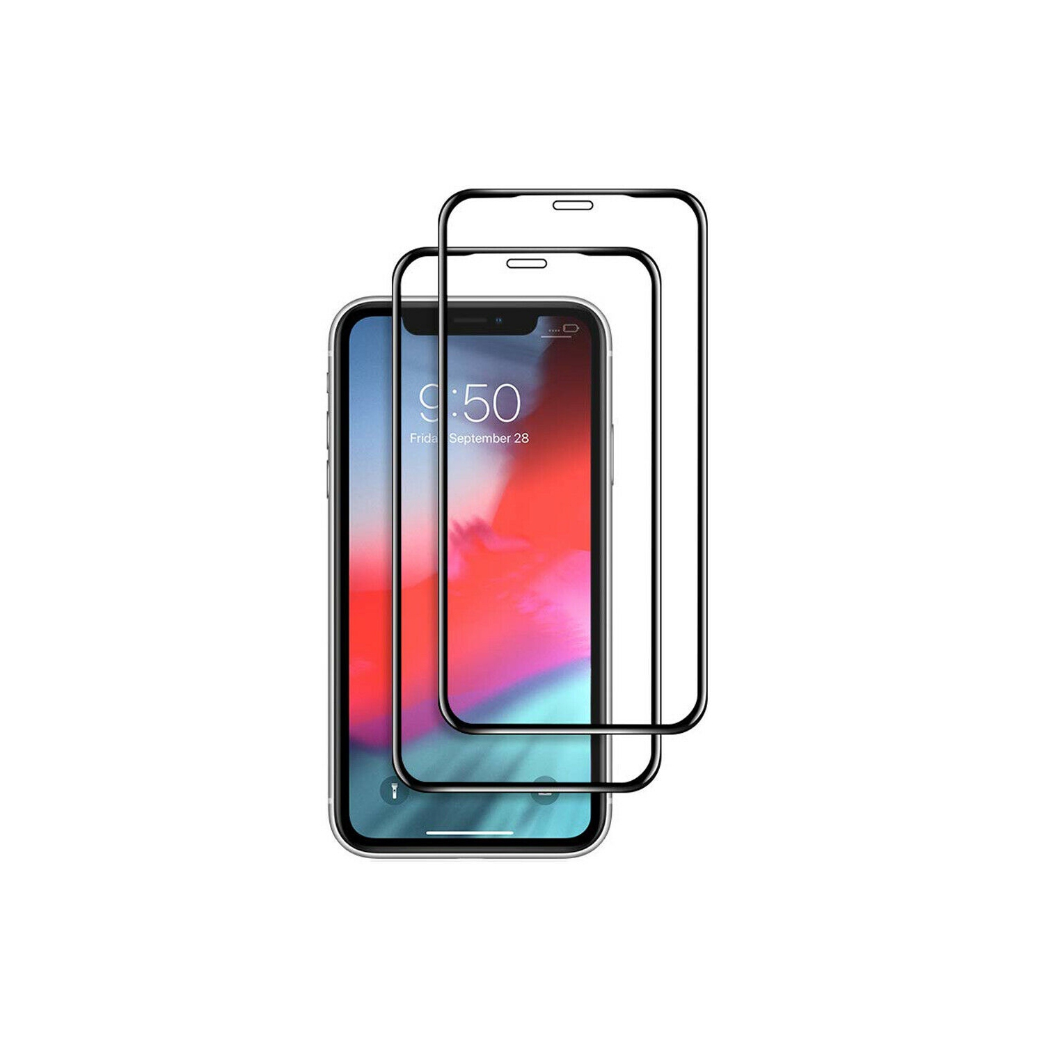 Exian Tempered Glass Edge to Edge 2/PKG for iPhone 11 Pro Max
