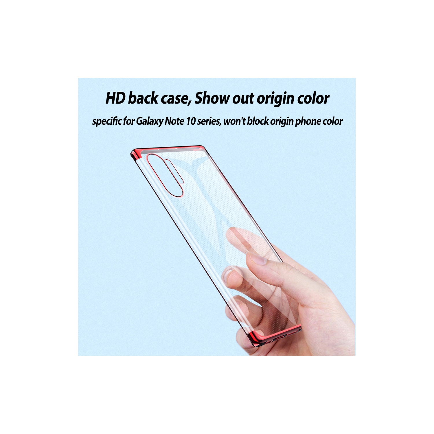 SAMSUNG GALAXY NOTE 10 PLUS CASE- RED