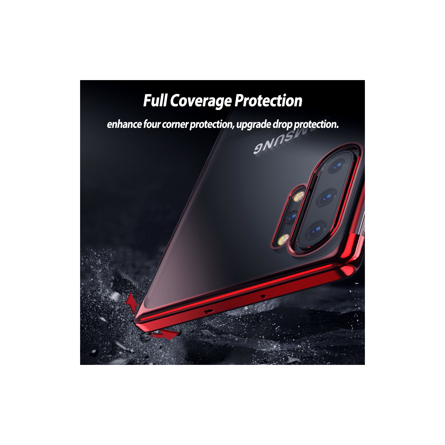 SAMSUNG GALAXY NOTE 10 PLUS CASE- RED