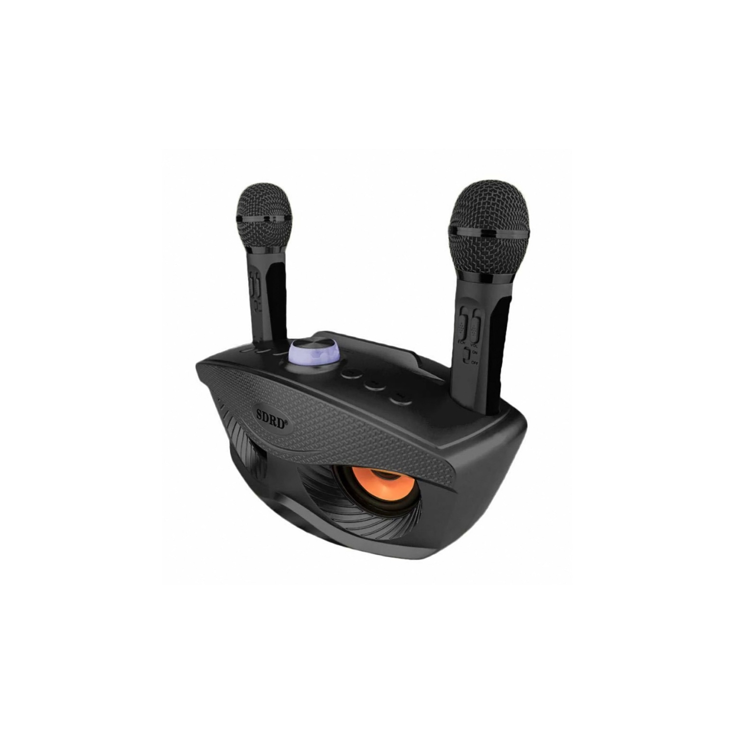 axGear Bluetooth Family KTV Portable Speaker Smart Phone Karaoke with 2 Wireless Mic