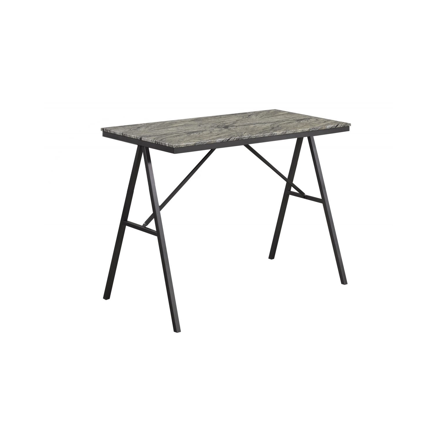Dessus de table en faux marbre avec pieds en métal pour table de pub 4