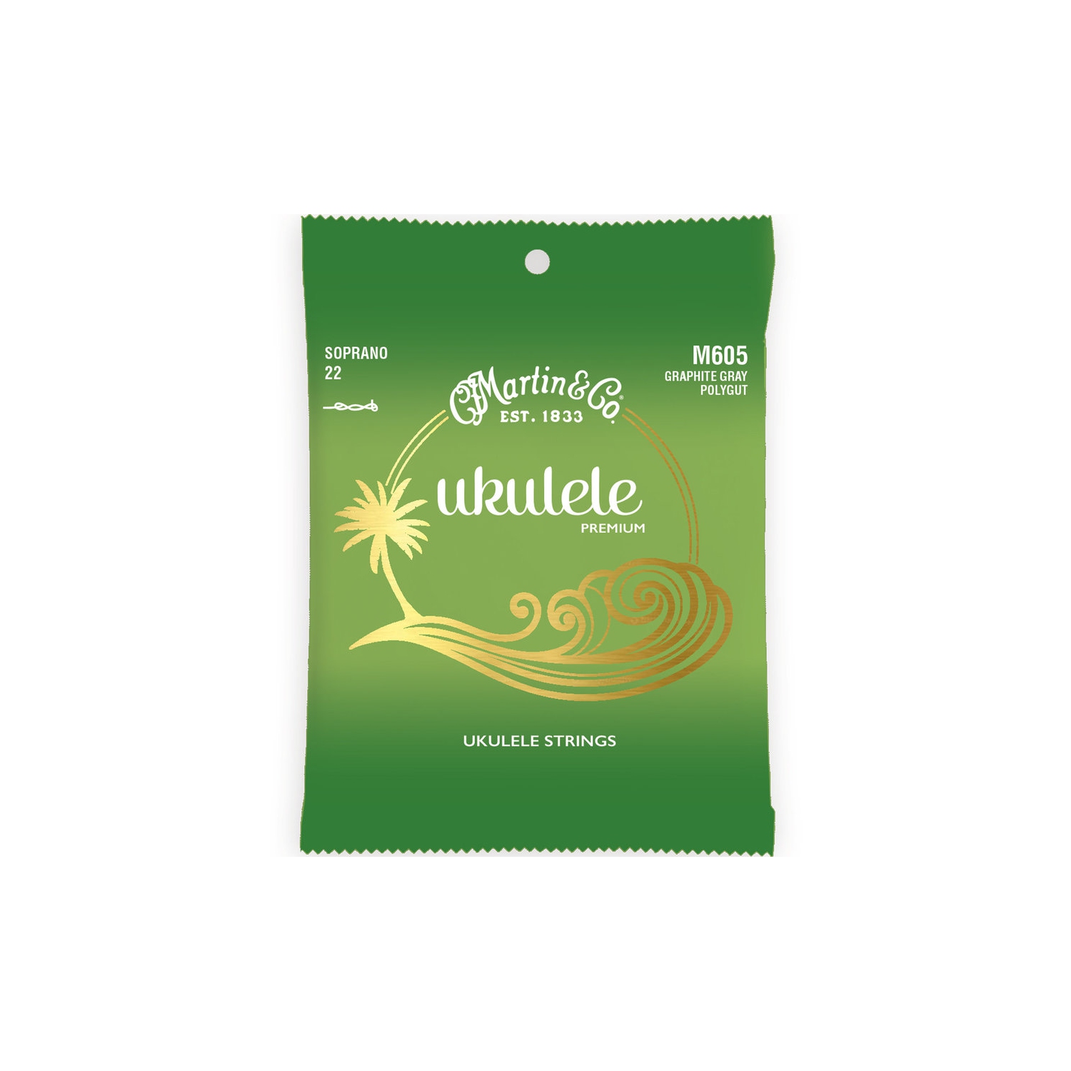Cordes de ukulélé soprano de Martin Premium - Polygut
