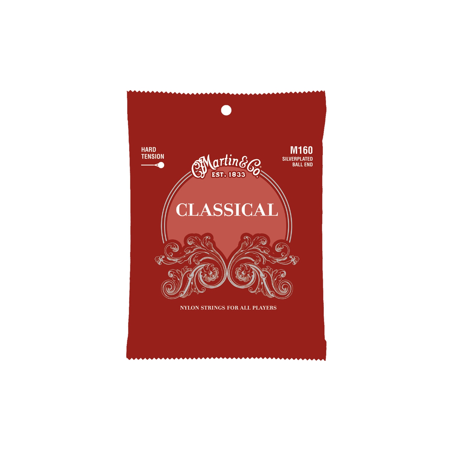 Martin Classical Guitar Strings - Silver Plated, Hard