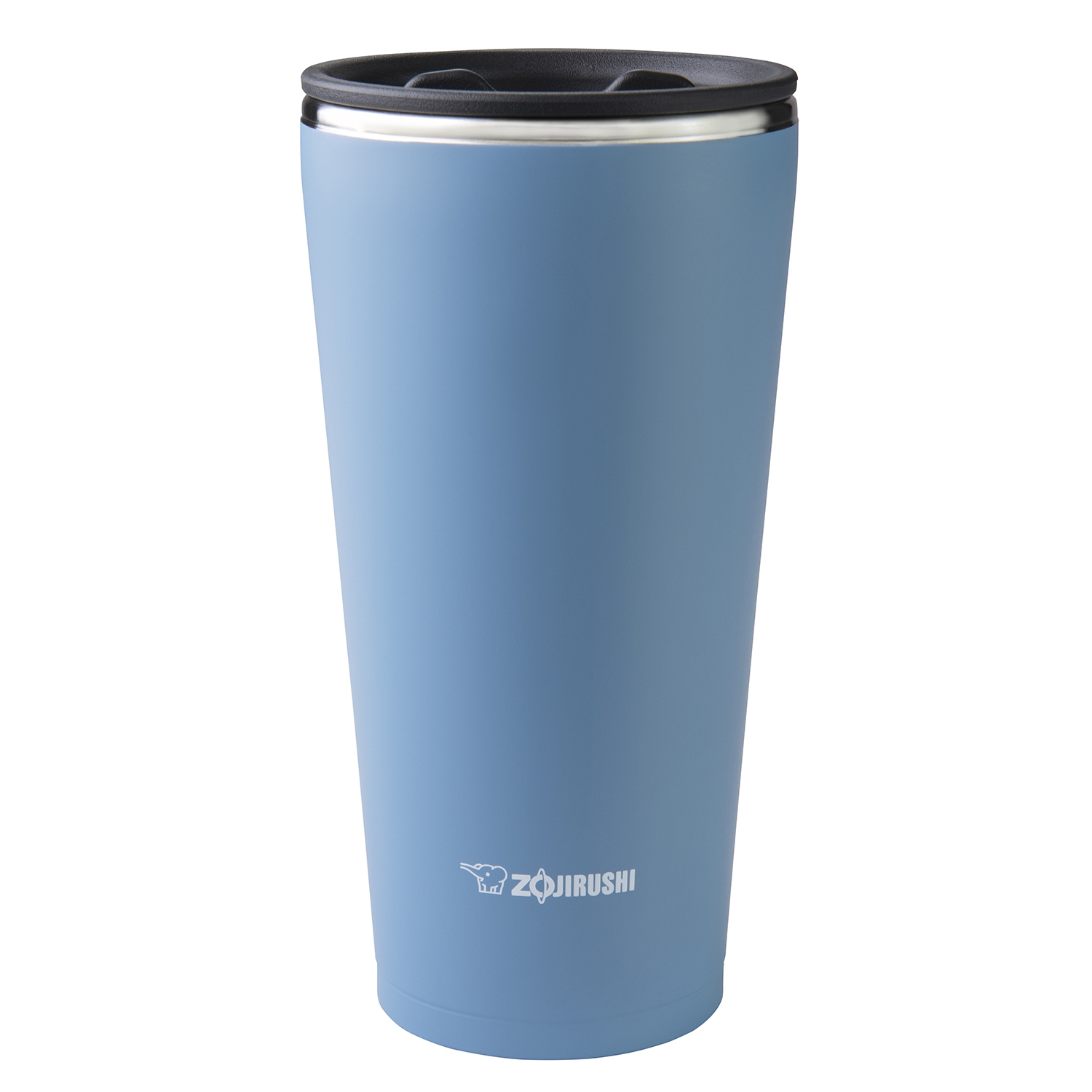 Bouteille de voyage en acier inoxydable de Zojirushi avec filtre à feuilles de thé SX-FSE45, bleu gris 15 oz