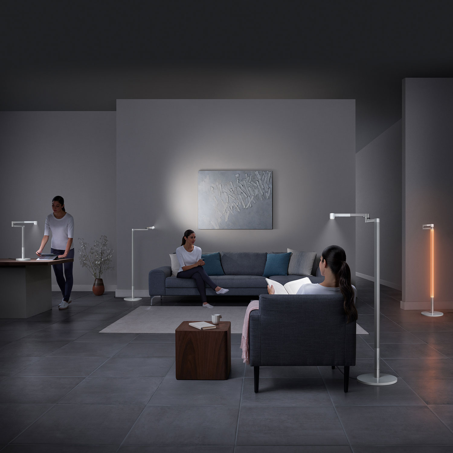 Dyson Lightcycle Morph Desk Light - White