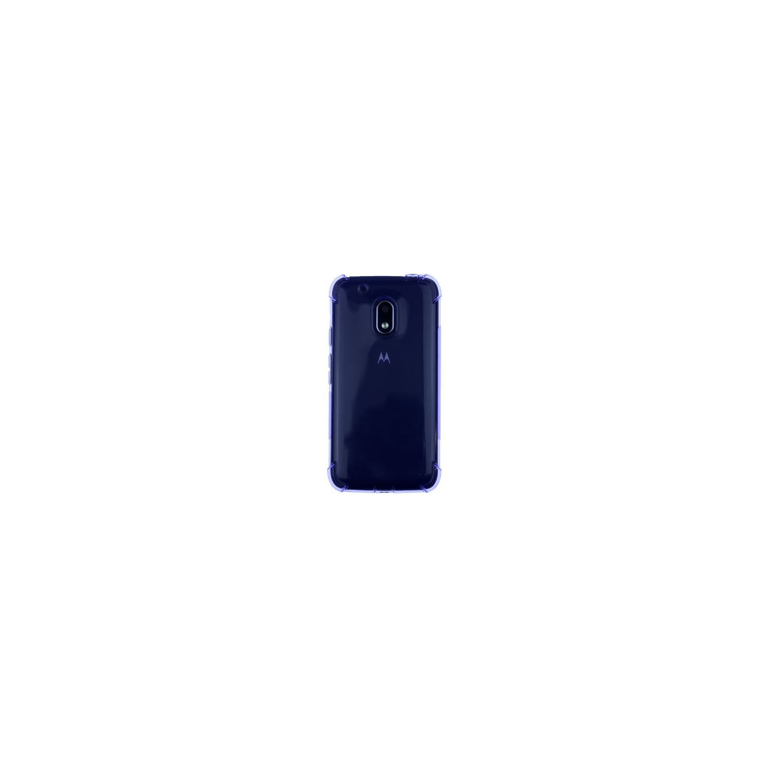 Moto G4 Play Edge Corner Bumper Soft Back Case, Purple