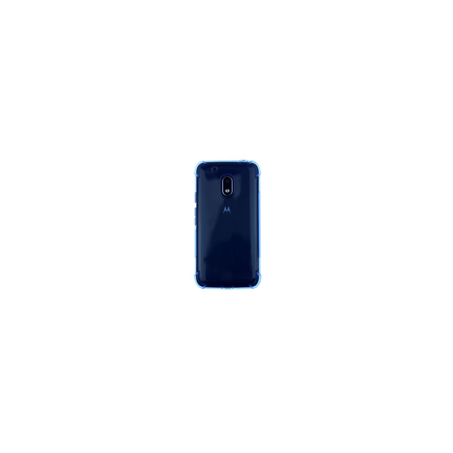 Moto G4 Play Edge Corner Bumper Soft Back Case, Blue