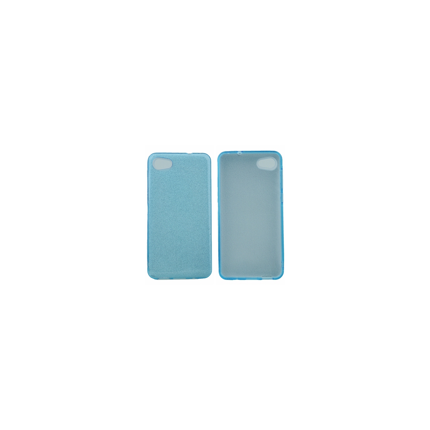 Alcatel A50 Tri-Layers Protective Glitter Case, Blue