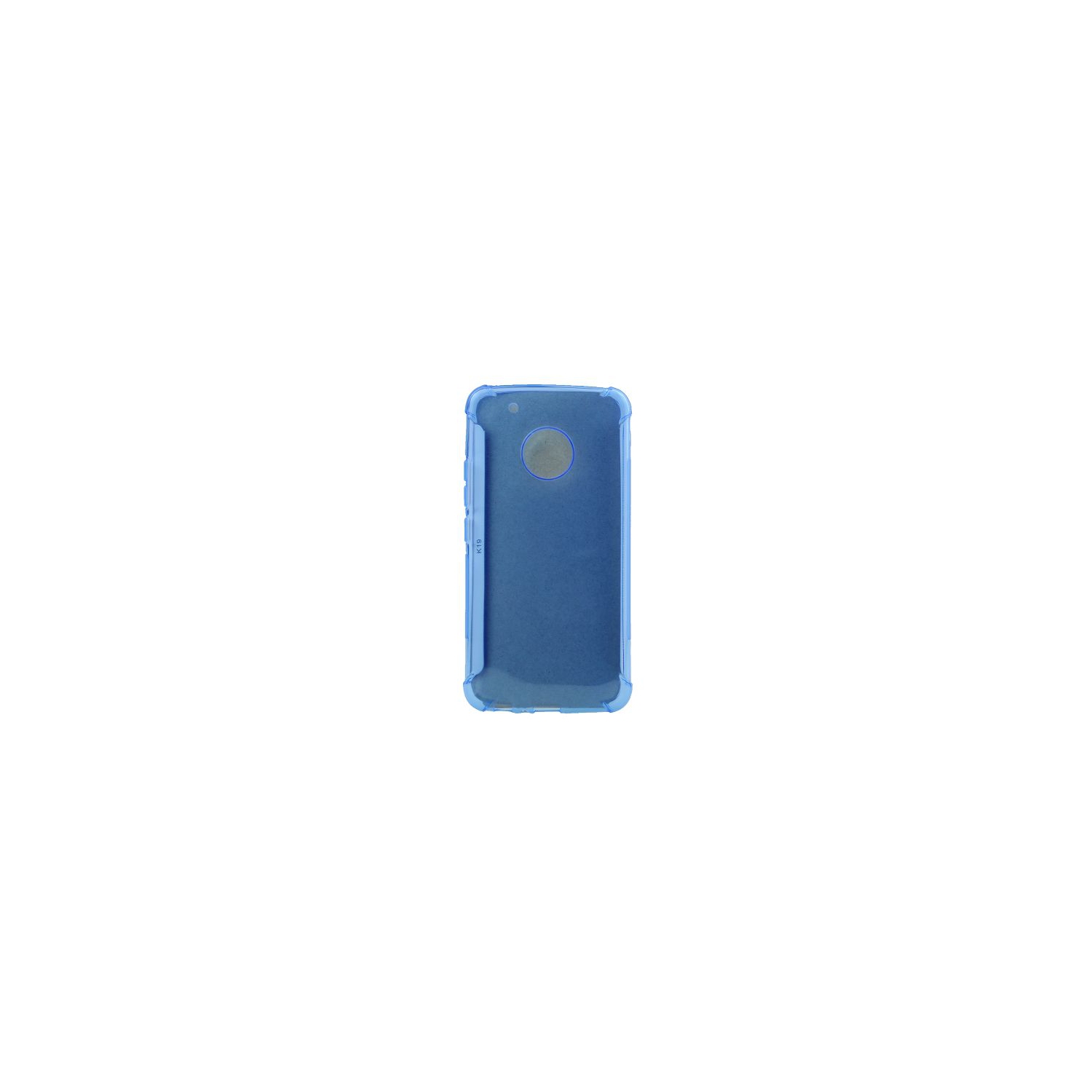 Moto G5 Plus Edge Corner Bumper Soft Back Case, Blue