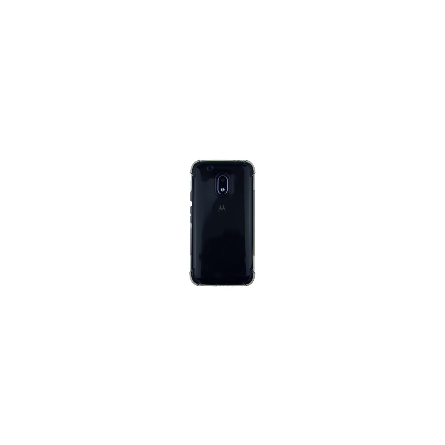 Moto G4 Play Edge Corner Bumper Soft Back Case, Smoke