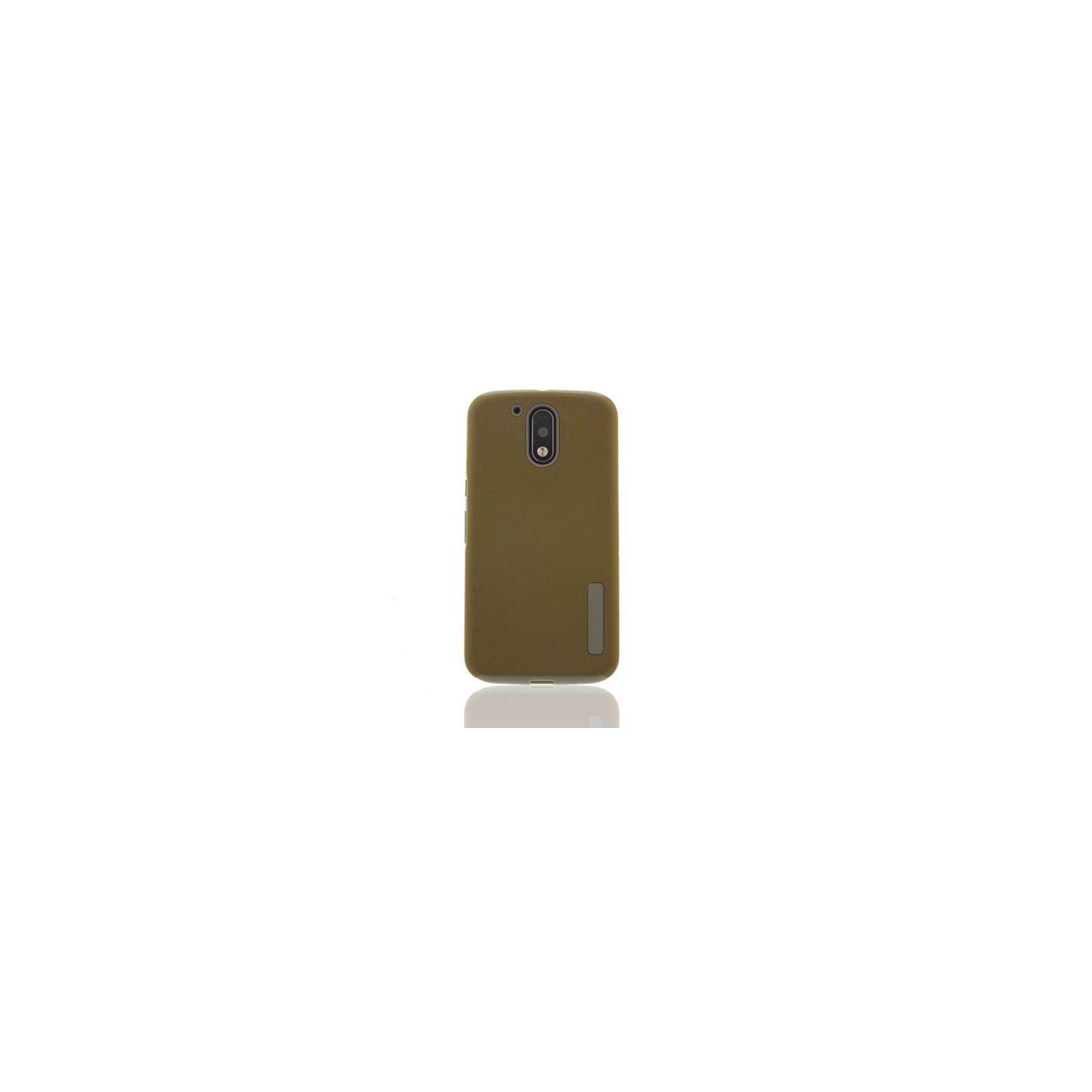 Moto G4 Play Double Layers Hard Case,w/ Smooth Back, Gold