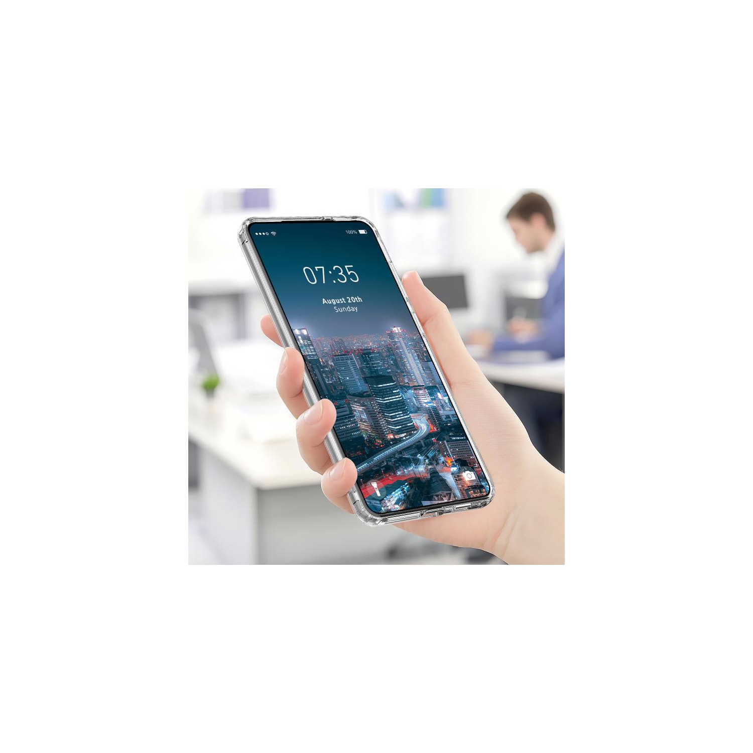 Étui magnétique hybride TopSave compatible avec MagSafe, protecteur, dos résistant aux rayures, série classique, transparent pour Samsung Galaxy S25