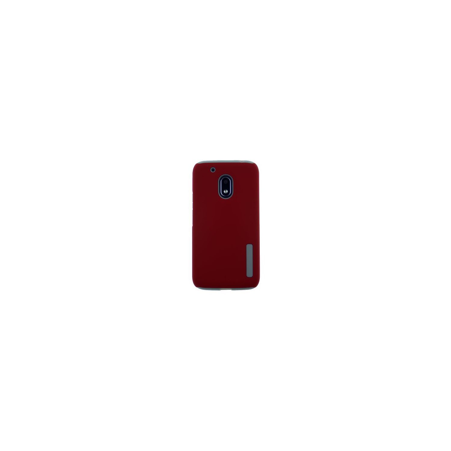 Moto G4 Play Double Layers Hard Case,w/ Smooth Back, Red