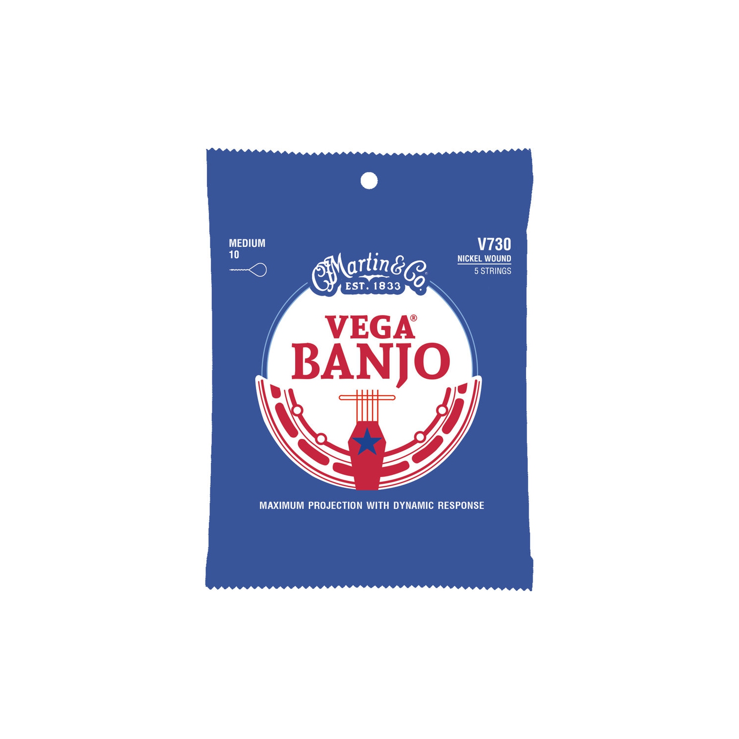 Martin Vega Banjo Strings - Nickel, Medium