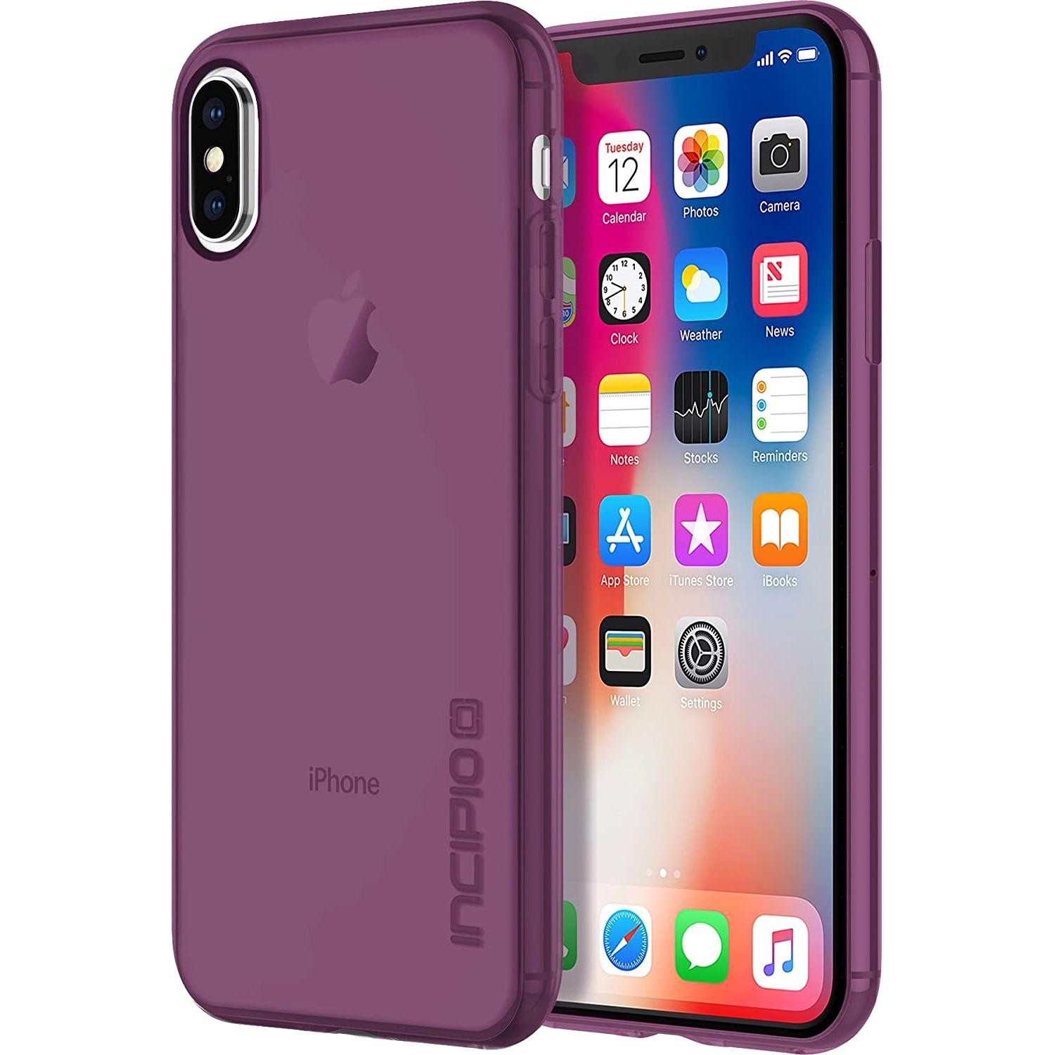 Incipio Apple iPhone X Ngp Pure Case - Plum