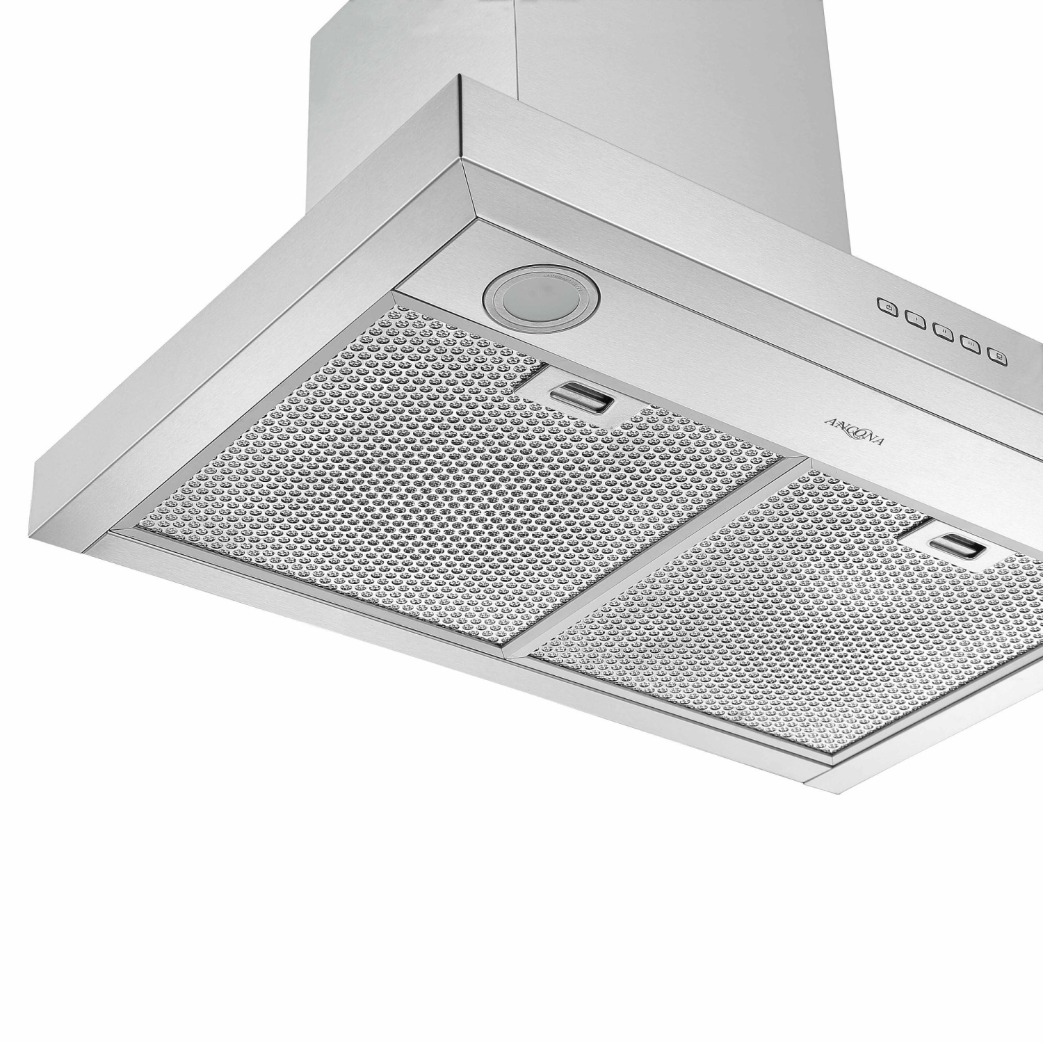 Ancona hotte de cuisine rectangulaire convertible 30. 600 pi³/min en acier inoxydable