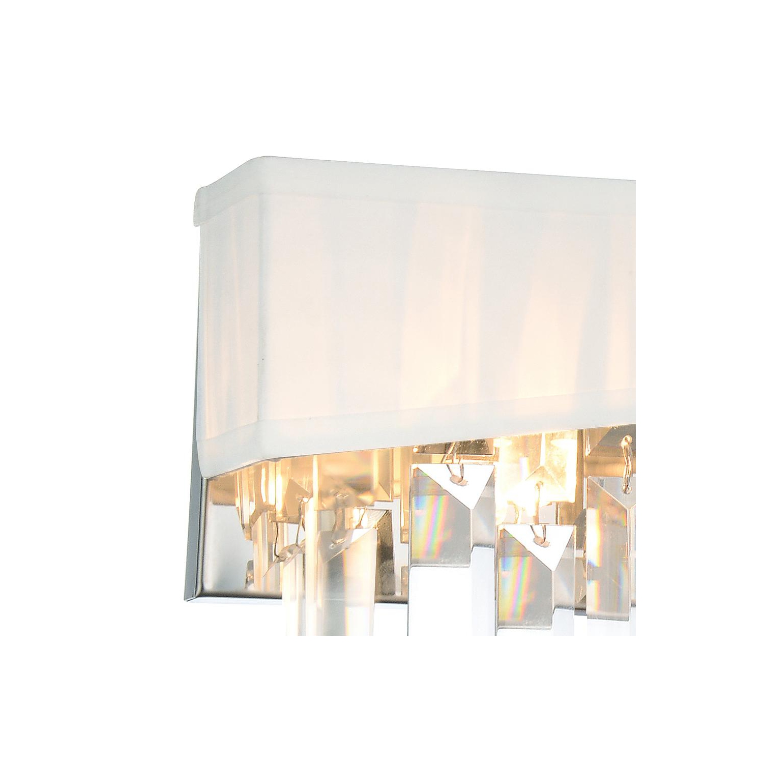 Havely 2 Light Wall Sconce With Chrome Finish