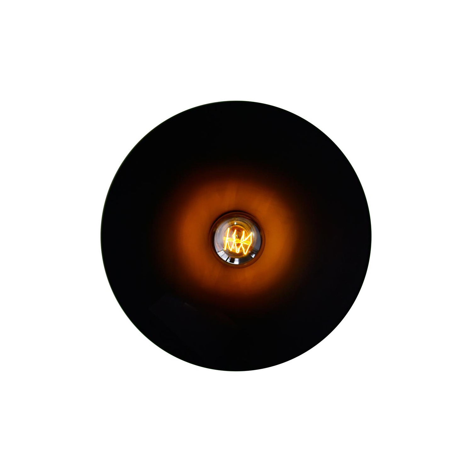 Mini luminaire suspendu Brave à 1 lumières au fini noir