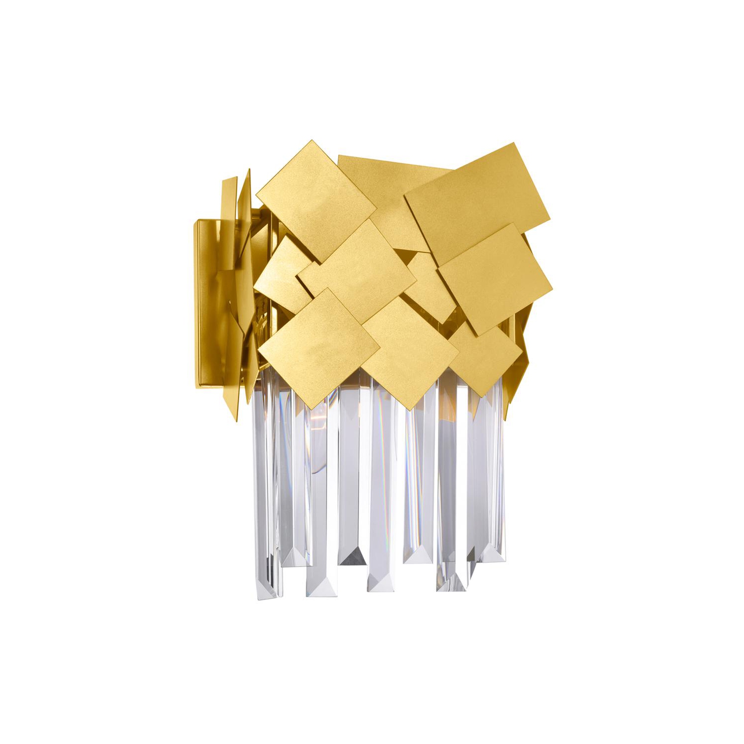 Panache 1 Light Wall Light With Medallion Gold Finish