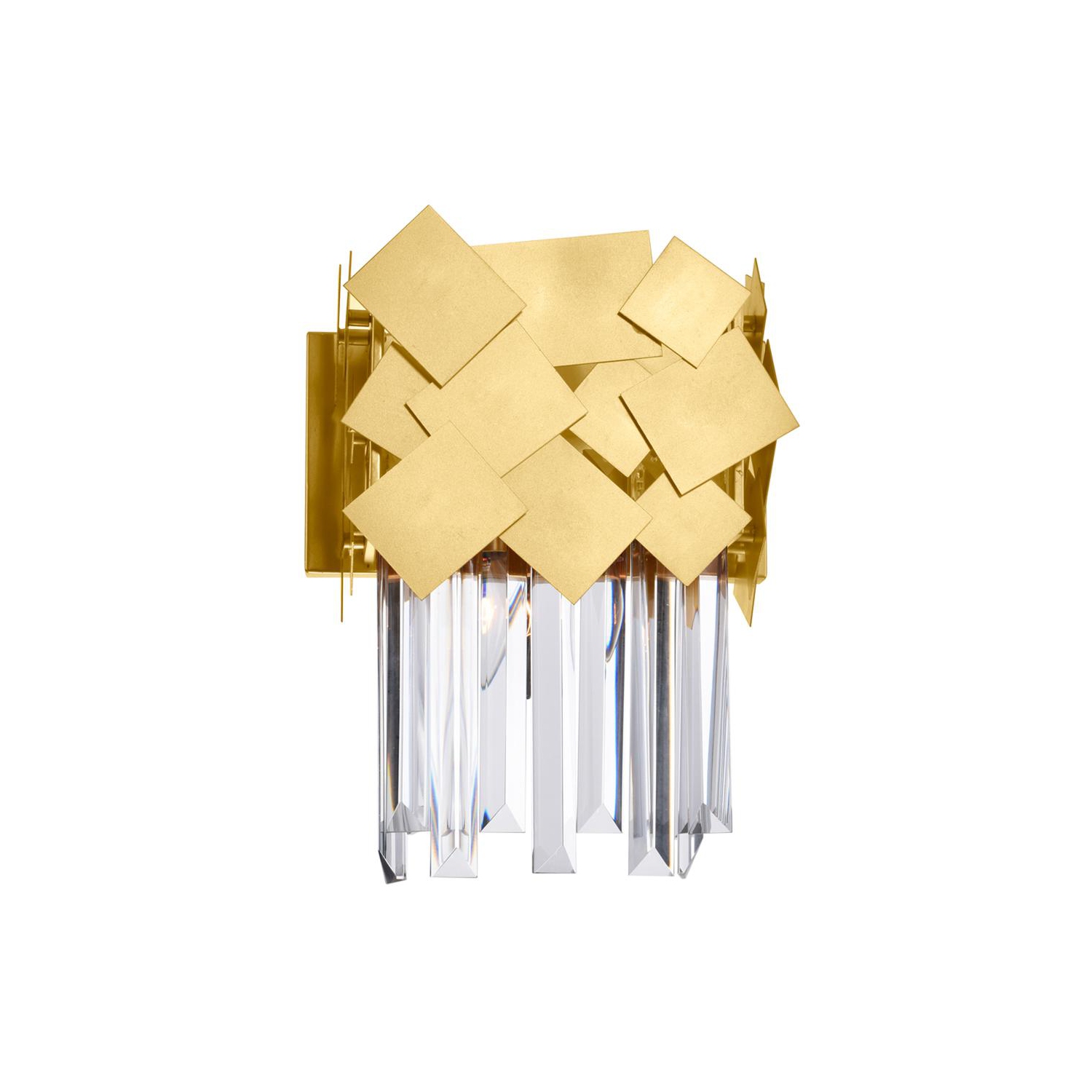 Panache 1 Light Wall Light With Medallion Gold Finish