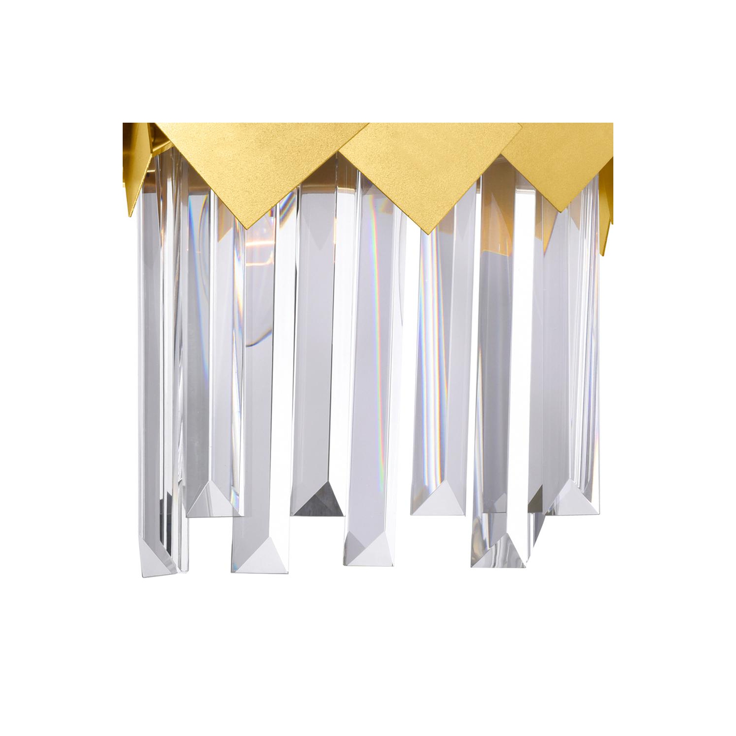 Panache 1 Light Wall Light With Medallion Gold Finish