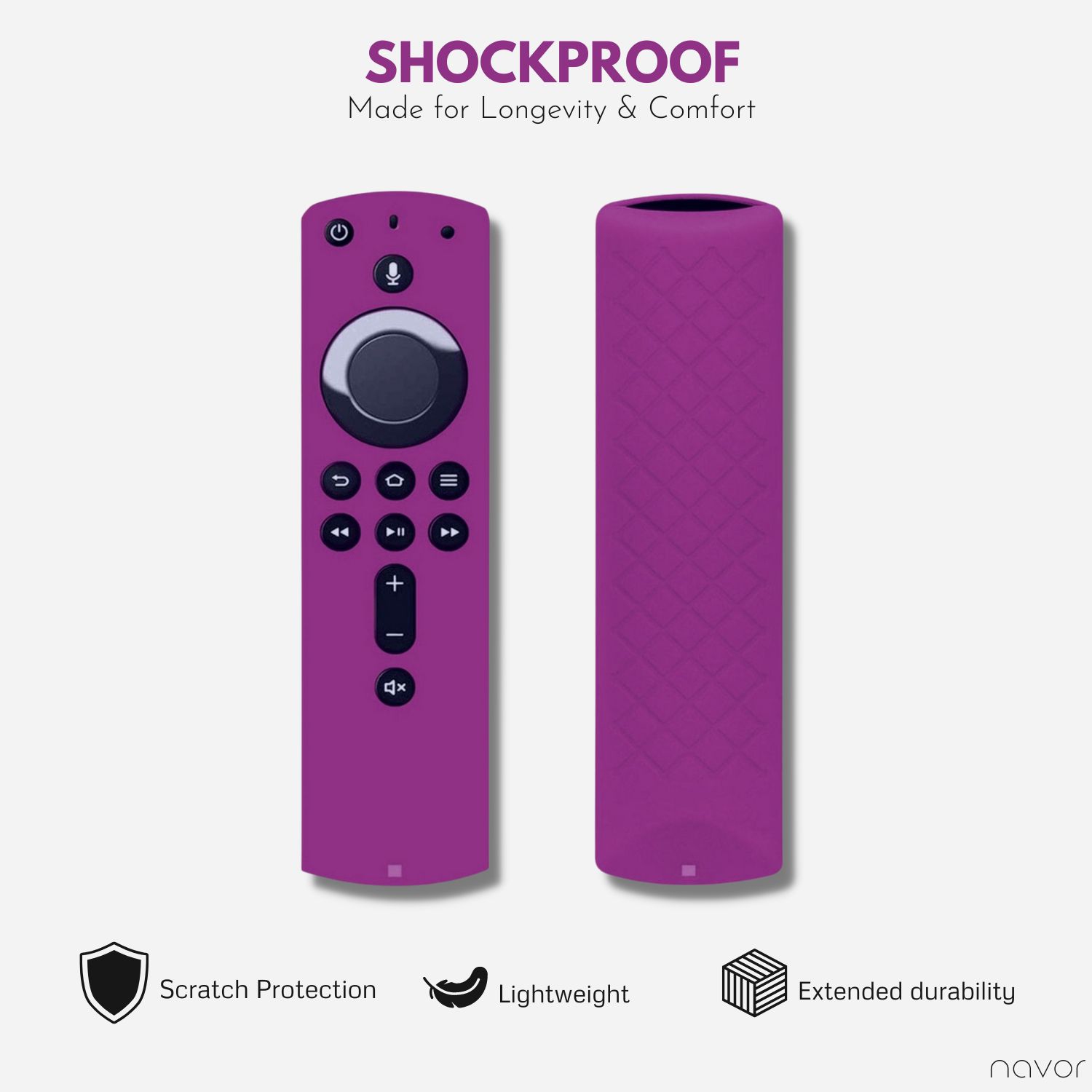 Silicone Case for All-New Alexa Voice Remote for Fire TV Stick 4K, Fire TV Stick, Fire TV (3rd Gen)