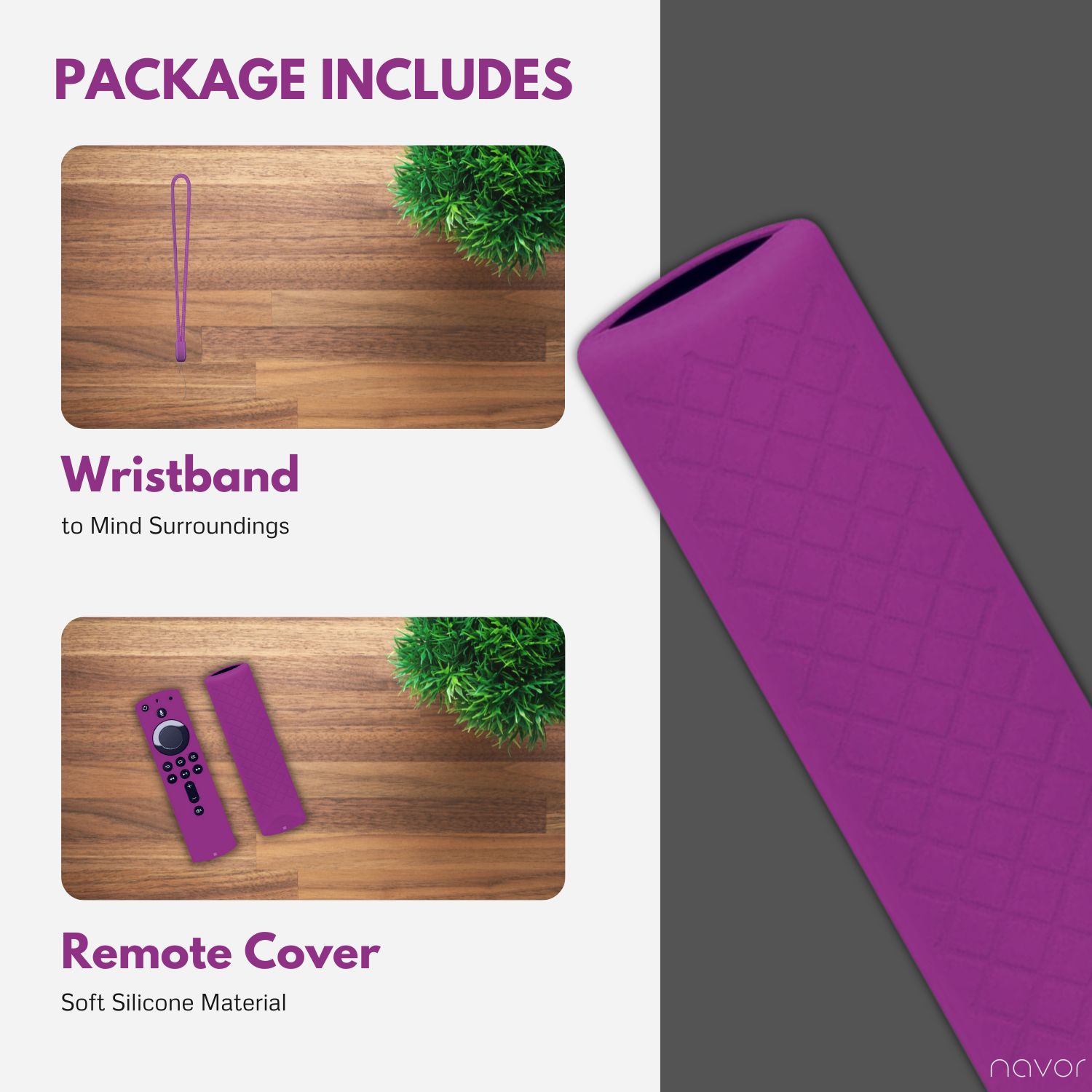 Silicone Case for All-New Alexa Voice Remote for Fire TV Stick 4K, Fire TV Stick, Fire TV (3rd Gen)