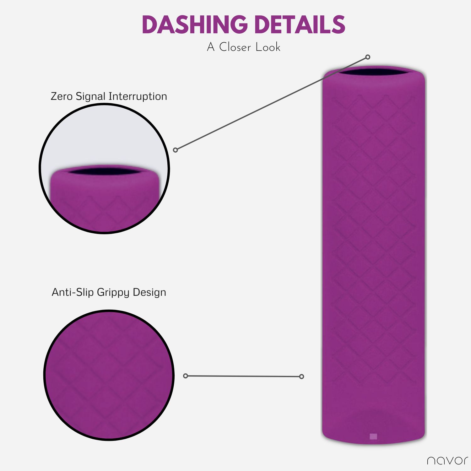 Silicone Case for All-New Alexa Voice Remote for Fire TV Stick 4K, Fire TV Stick, Fire TV (3rd Gen)