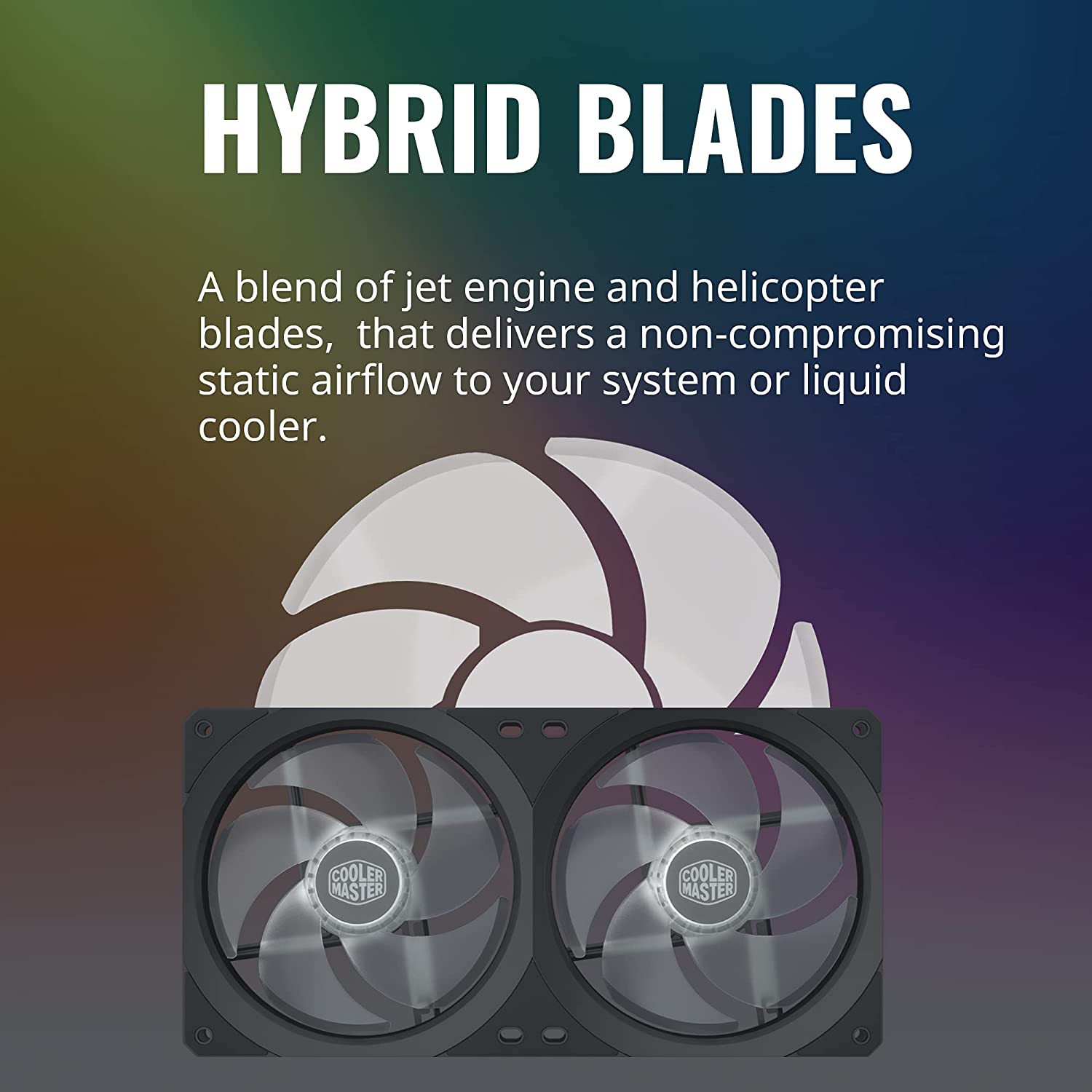 Ventilateur Master FN MFX-B2D2-18NPA-R1 MasterFan SF240R ARGB Retail de CoolerMaster