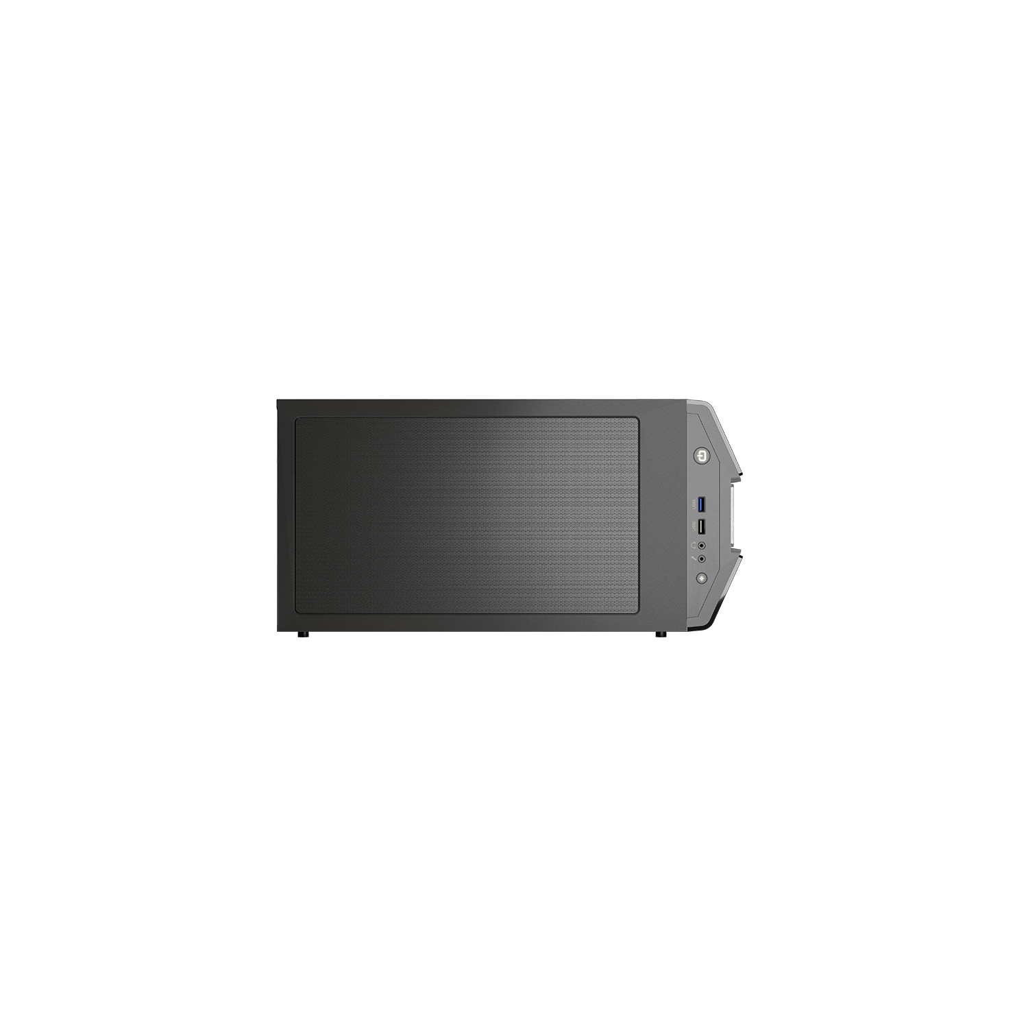 Cougar Gemini M RGB Mini ATX Computer Case, Tempered Glass Side Panel, 1x 120mm ARGB Fan Pre-Installed, Integrated RGB Lighting, Iron-Gray Black