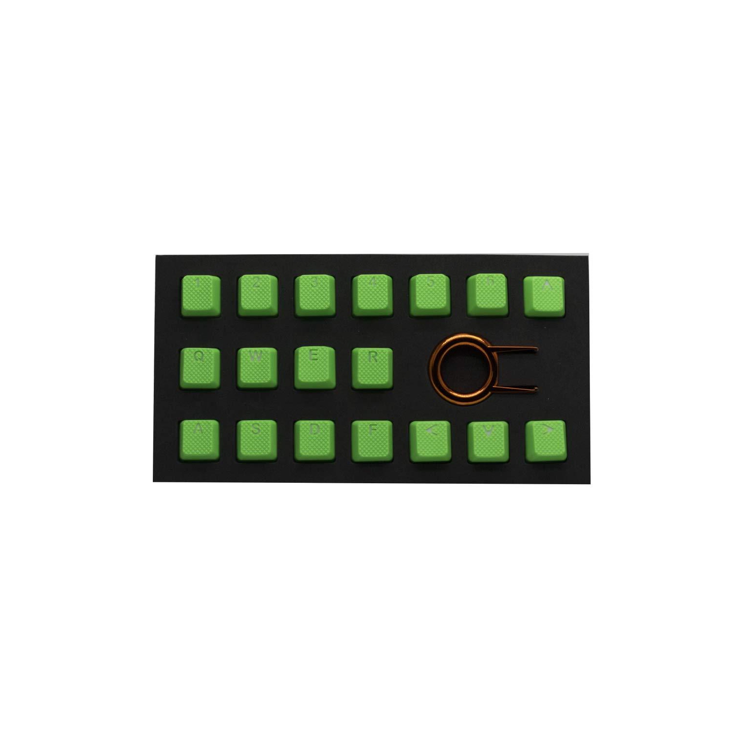 New Rubber Keycap Set - Neon Green