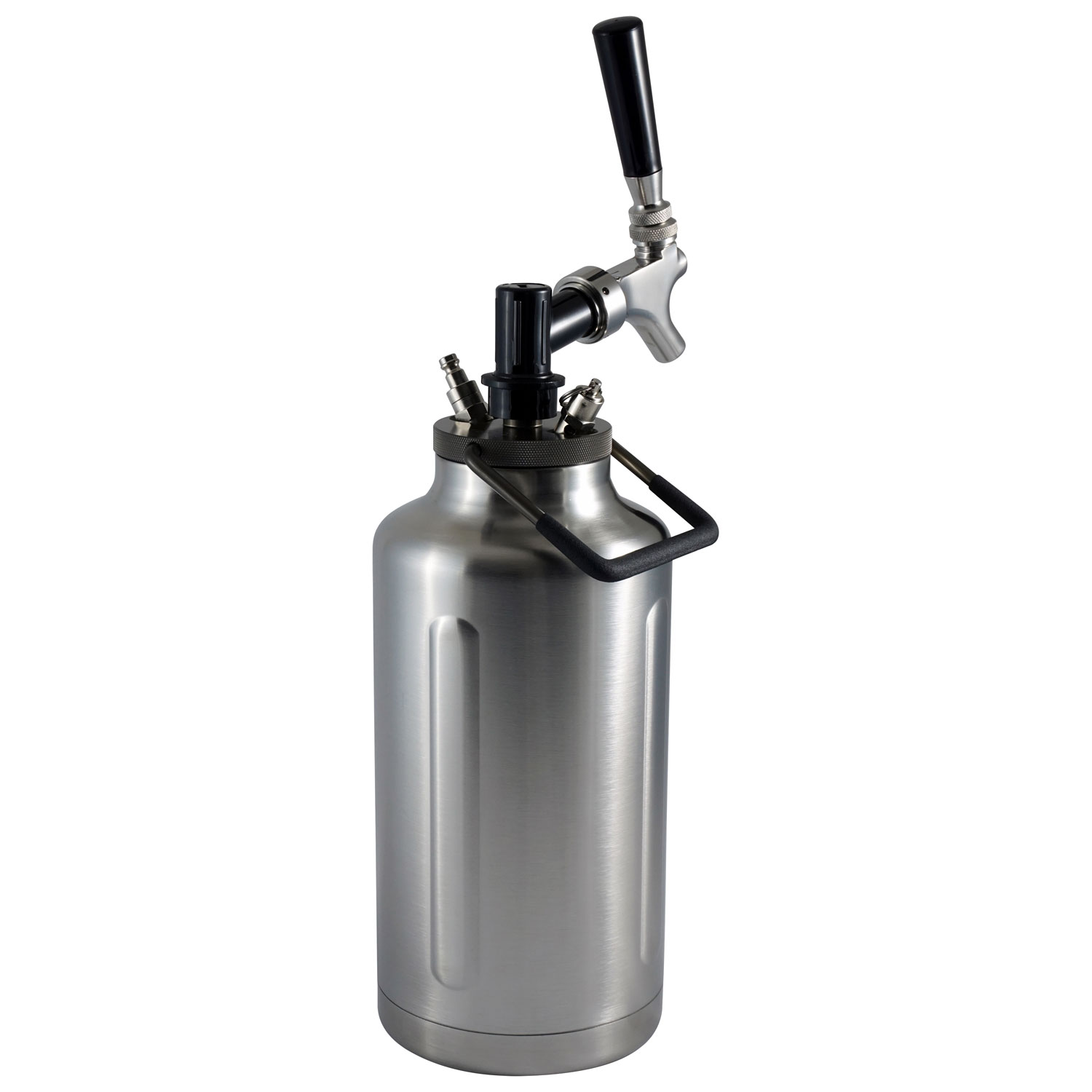 Lot avec cruche d'un demi-gallon de 64 oz de TrailKeg - Acier inoxydable