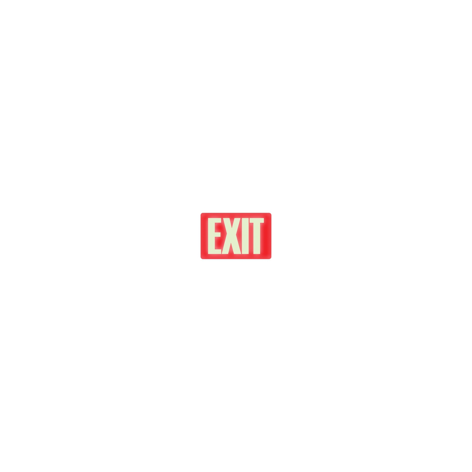 HeadLine Glow-in-the-Dark EXIT Sign (4792)