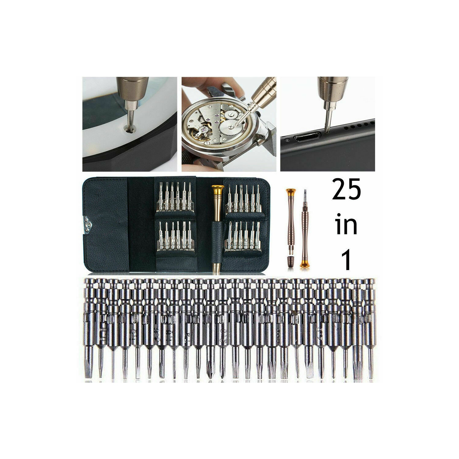 MultiFunction 25 in 1 Universal Torx Screwdriver Repair Tool Set