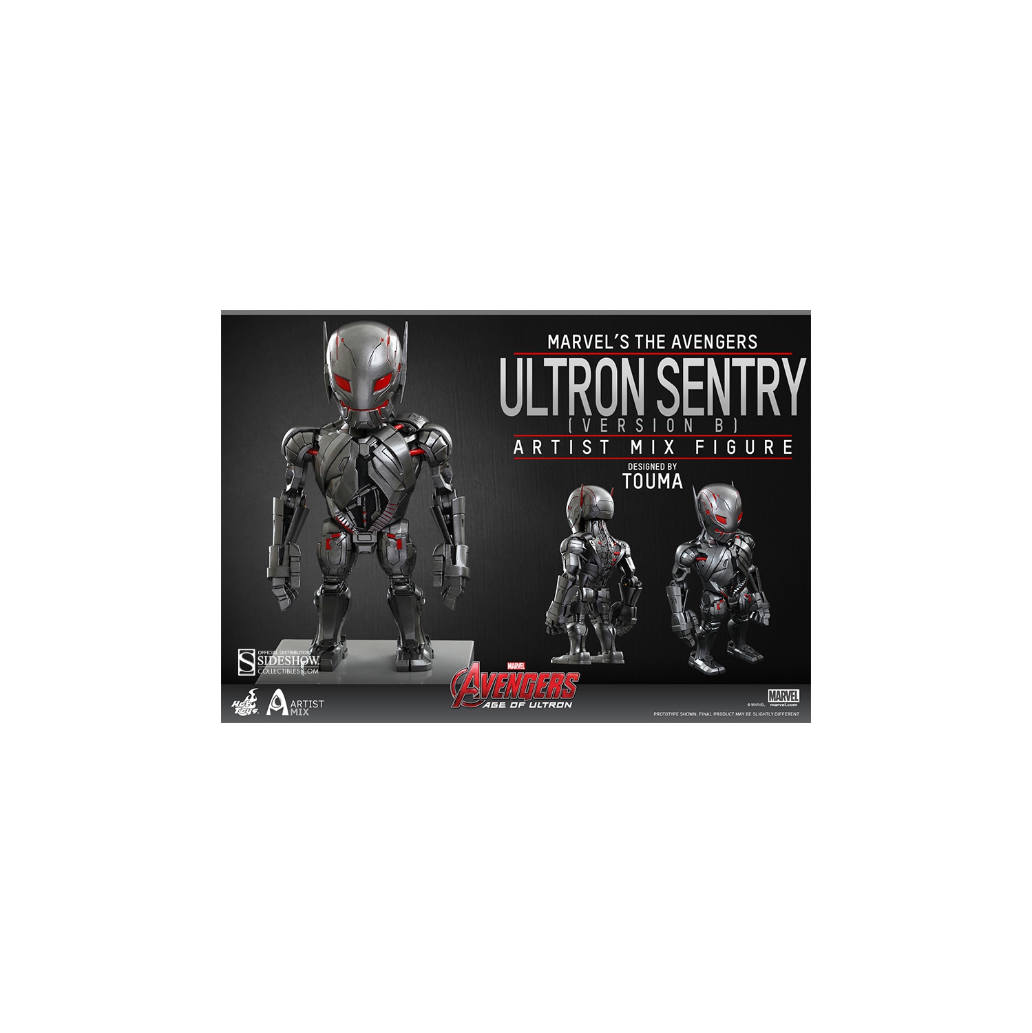 Avengers: Age of Ultron 6 Inch Action Figure Artist Mix Series 1 - Ultron Sentry Version B Hot Toys