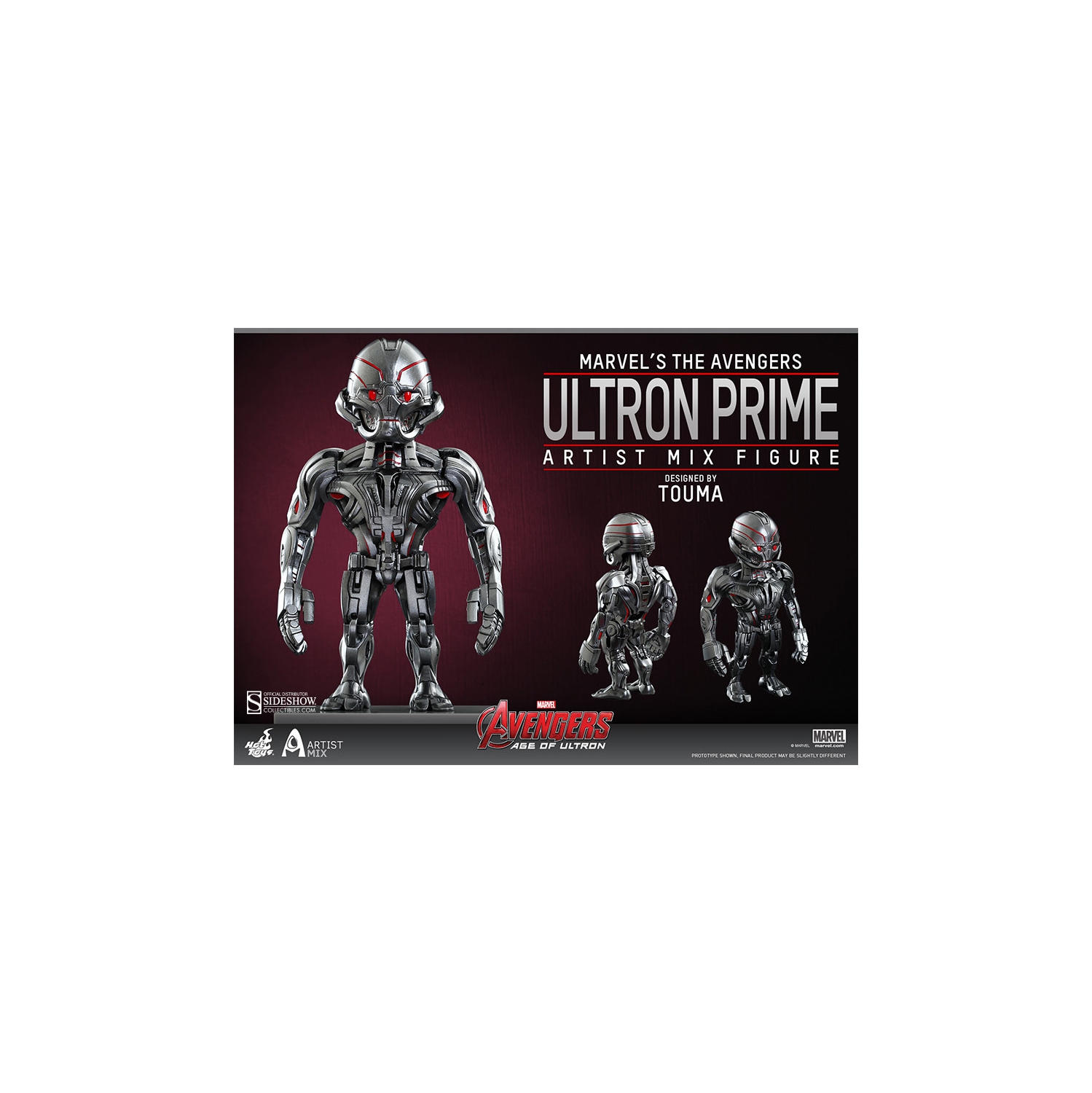 Avengers: Age of Ultron 5 Inch Action Figure Artist Mix Series 1 - Ultron Prime Hot Toys