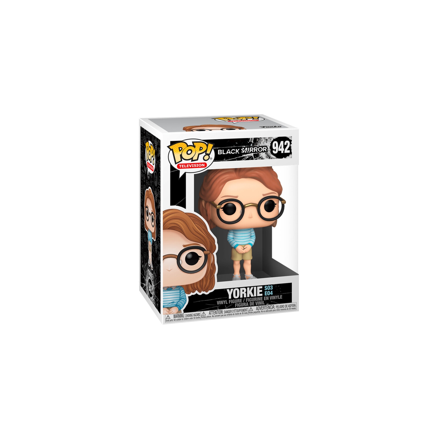 Pop Television 3.75 Inch Action Figure Black Mirror - Yorkie S03E04 #942