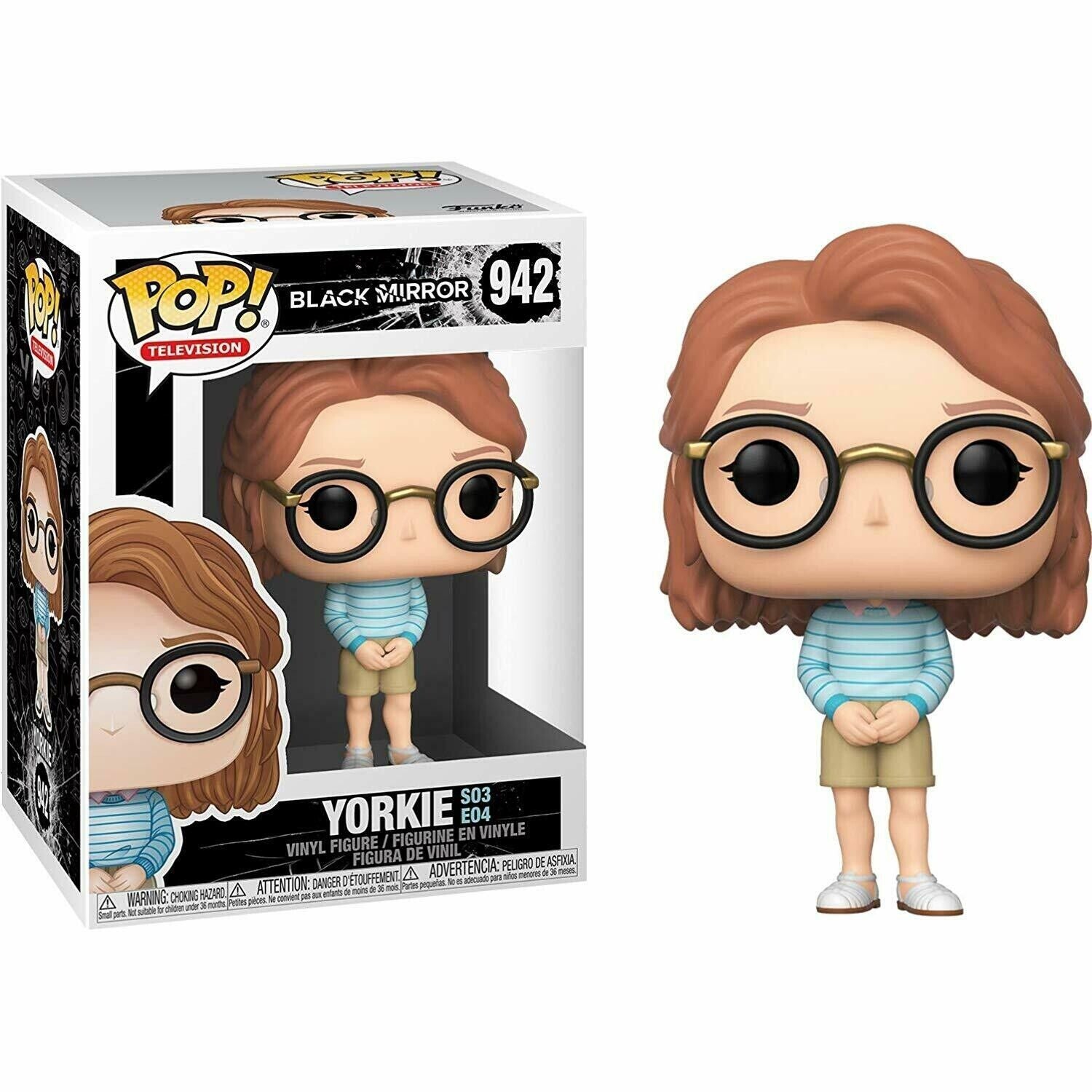 Pop Television 3.75 Inch Action Figure Black Mirror - Yorkie S03E04 #942