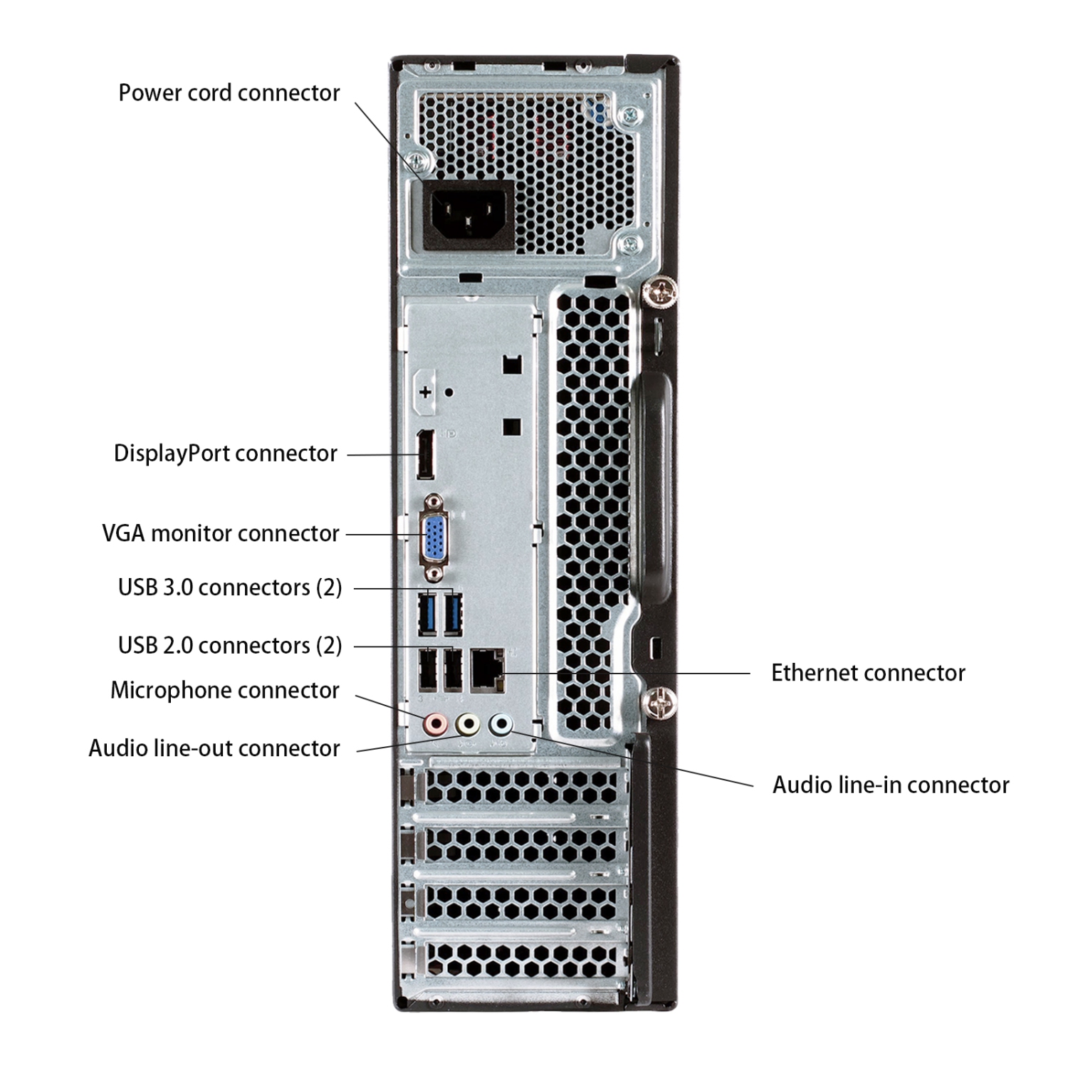 Refurbished (Good) - Lenovo ThinkCentre E73 SFF,Intel Core i3 4130