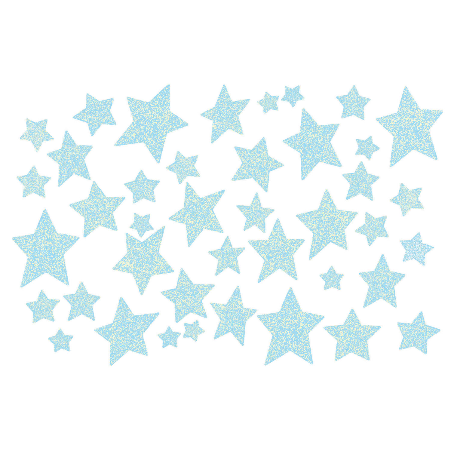 WallPops Star Struck Glow in the Dark Wall Art Kit - Blue