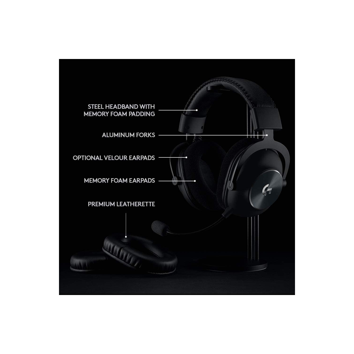 Logitech PRO X Gaming Headset with Blue Vo!ce