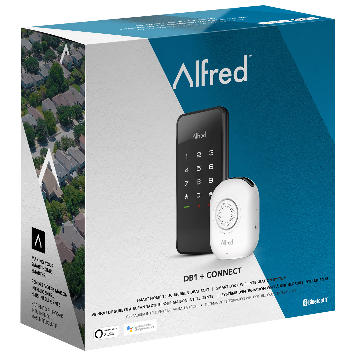 Serrure intelligente Bluetooth DB1W-BL d'Alfred avec pont Wi-Fi - Exclusivité Best Buy